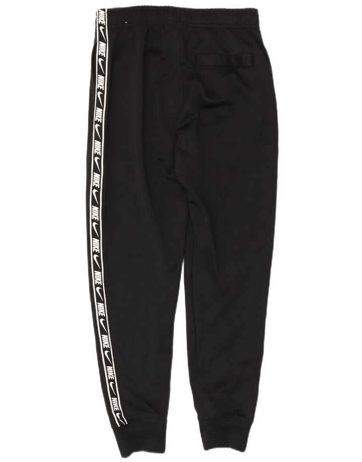 Мужские спортивные штаны Nike Dri Fit с графическим принтом, брюки для бега, маленький черный полиэстер