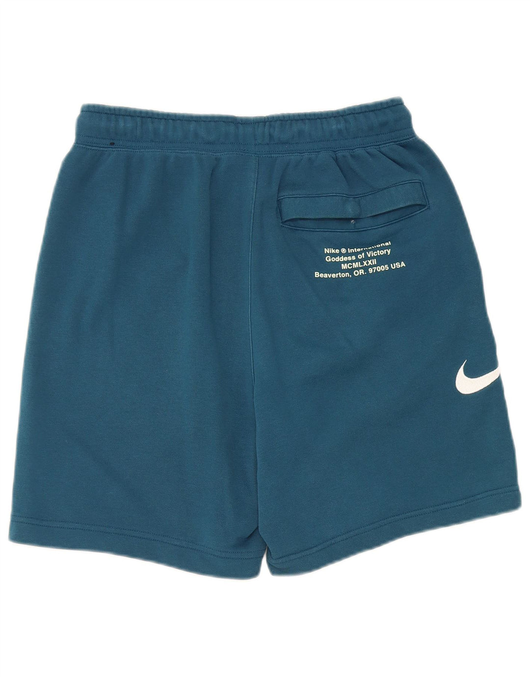 Мужские спортивные шорты с рисунком Nike, маленькие синие, хлопок