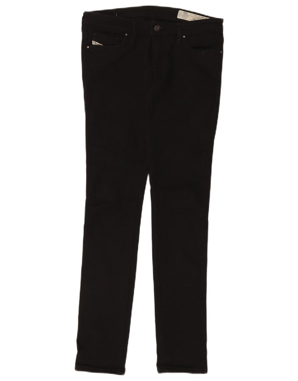 Женские супертонкие джинсы скинни Diesel Skinzee с низкой талией W29 L32, черные