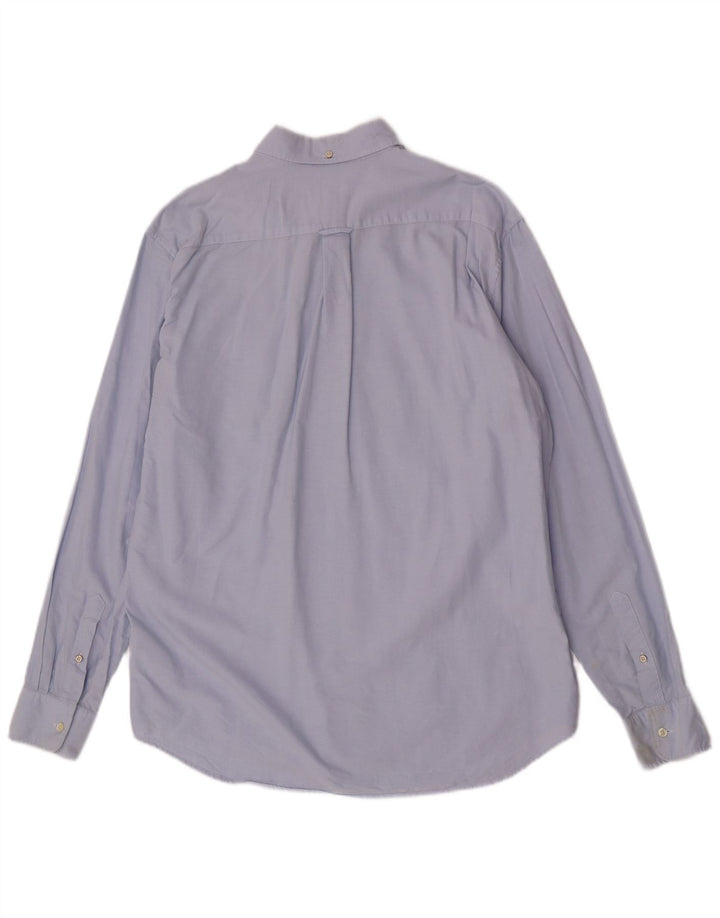 Мужская рубашка стандартного кроя Gant, размер 17 1/2 XL, синяя, хлопковая