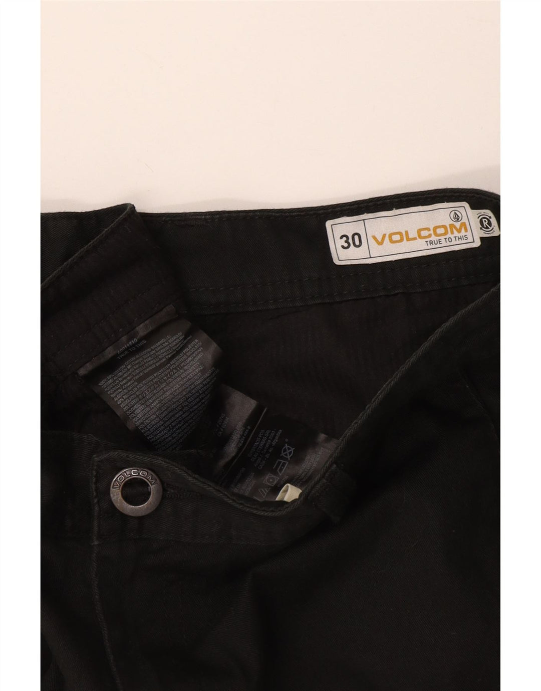 Мужские шорты чинос Volcom W30, средний темно-синий, хлопок