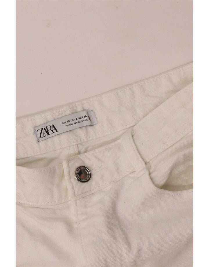 Женские джинсовые шорты Zara EU 40 Medium W30 Белые