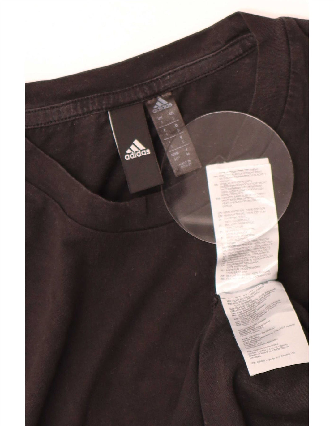 Adidas Мужская футболка Top Small Black Cotton