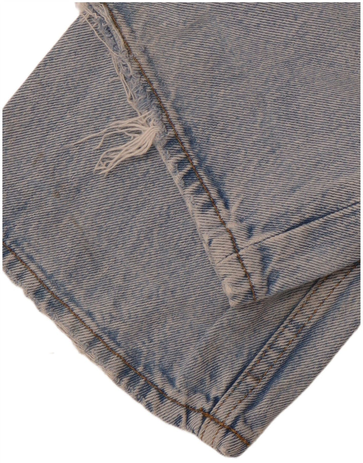 Мужские прямые джинсы ZARA с потертостями EU 38, маленькие W30 L30, синие