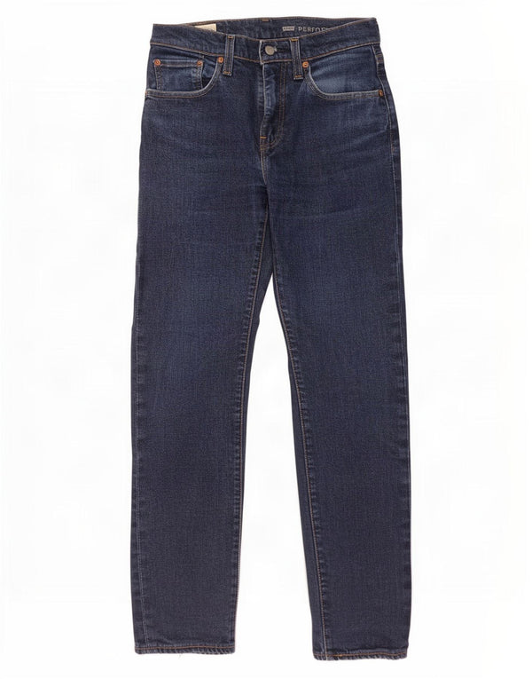 Мужские зауженные джинсы Levi's 502 W29 L32 Темно-синие