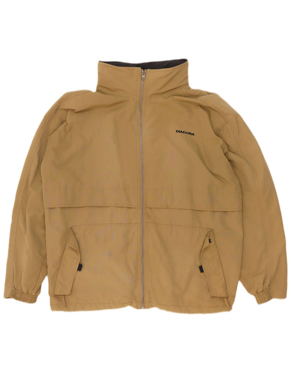 Мужская дождевик Diadora с капюшоном UK 42 XL Хаки Полиамид