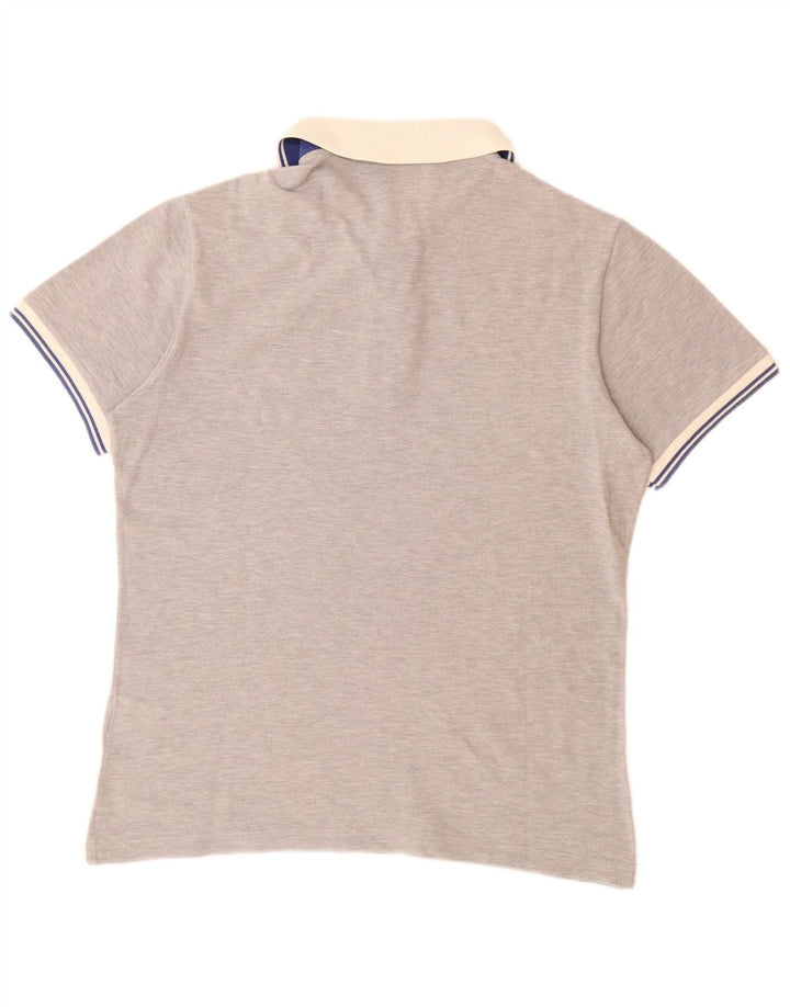 Мужская рубашка-поло FRED PERRY, хлопковая, серого цвета