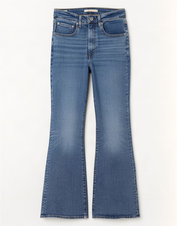 Женские расклешенные джинсы Levi's 726 W30 L30, синий хлопок
