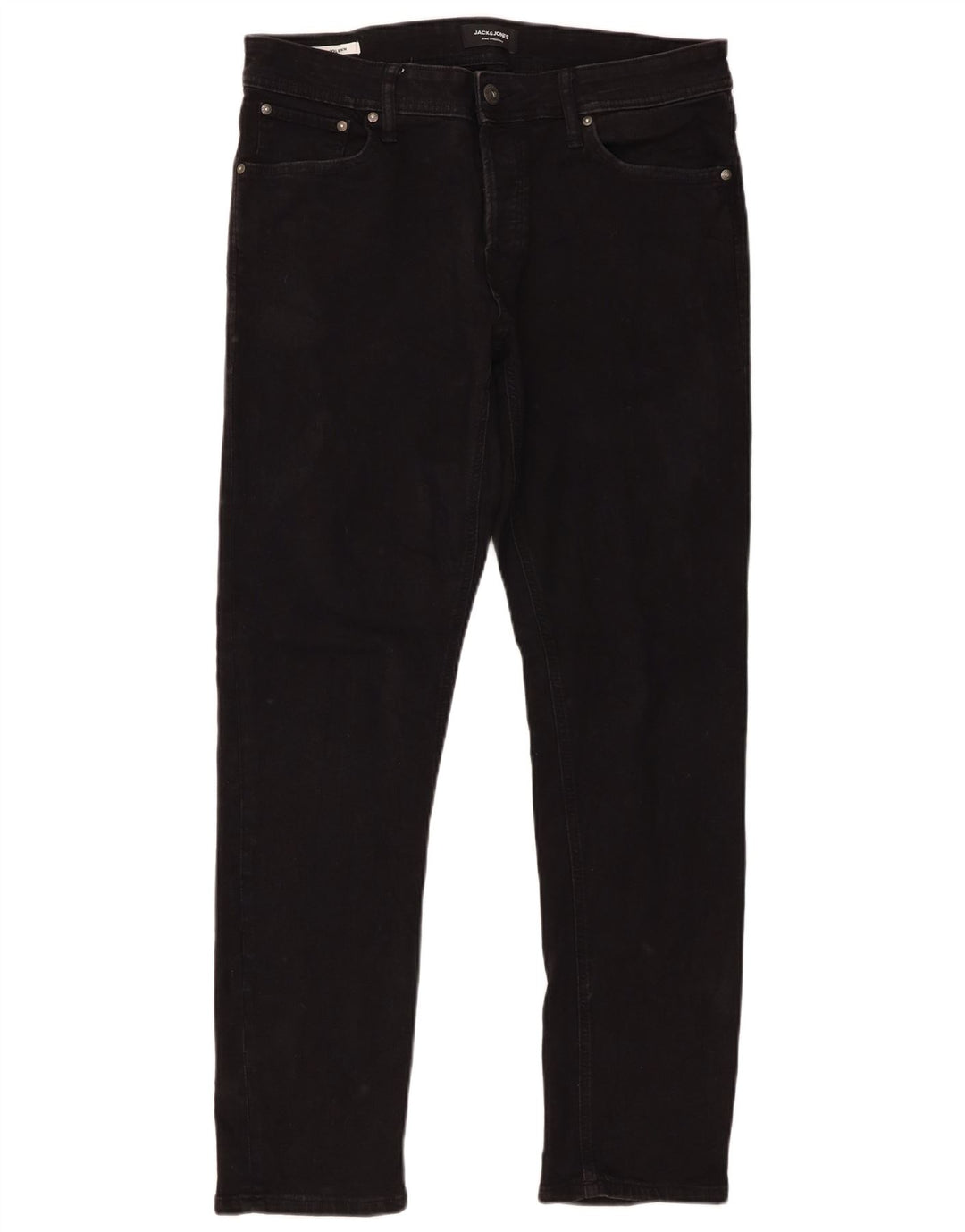 Мужские узкие джинсы Jack & Jones W34 L32, черный хлопок