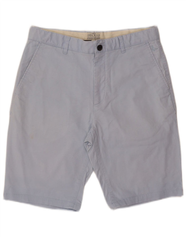 Мужские шорты чинос JACK WILLS W32, средний синий хлопок