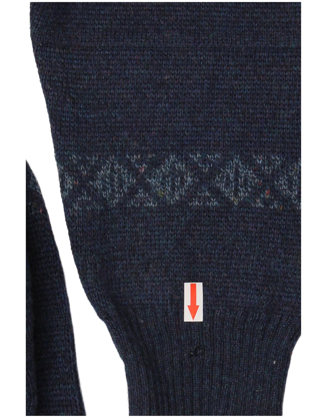 Мужской джемпер с v-образным вырезом WESTBURY IT 52/54, большой темно-синий в полоску, шерсть