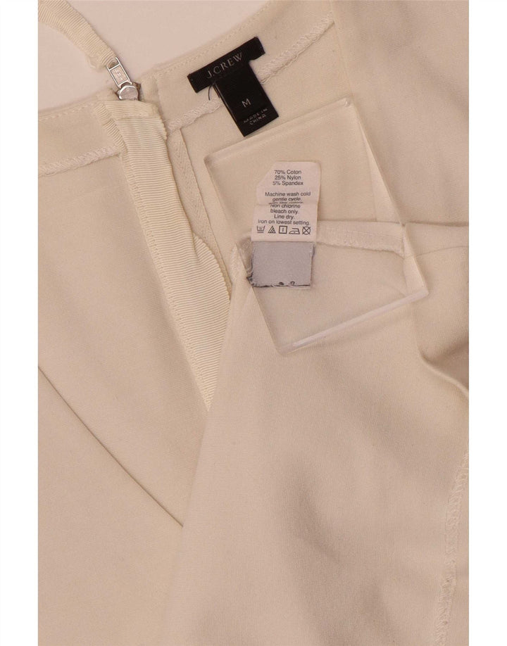 Женская блузка без рукавов J. Crew, топ UK 12, средний белый хлопок, хлопок