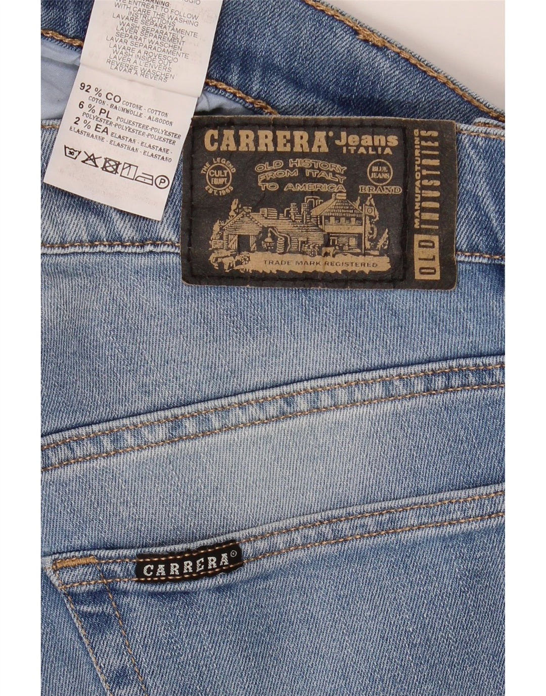 Мужские джинсы CARRERA 717 Slim W36 L29 синие, хлопок