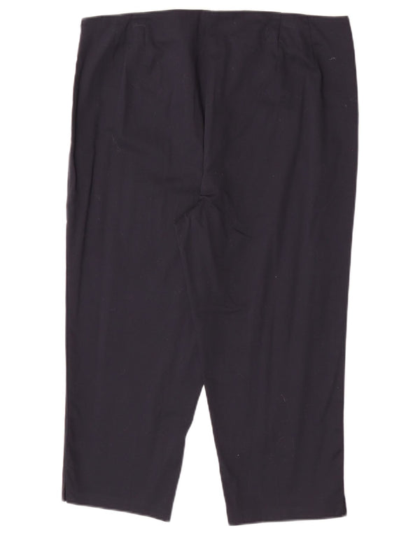 Женские капри Marks & Spencer UK 14, большие W32 L20, темно-синие, хлопковые