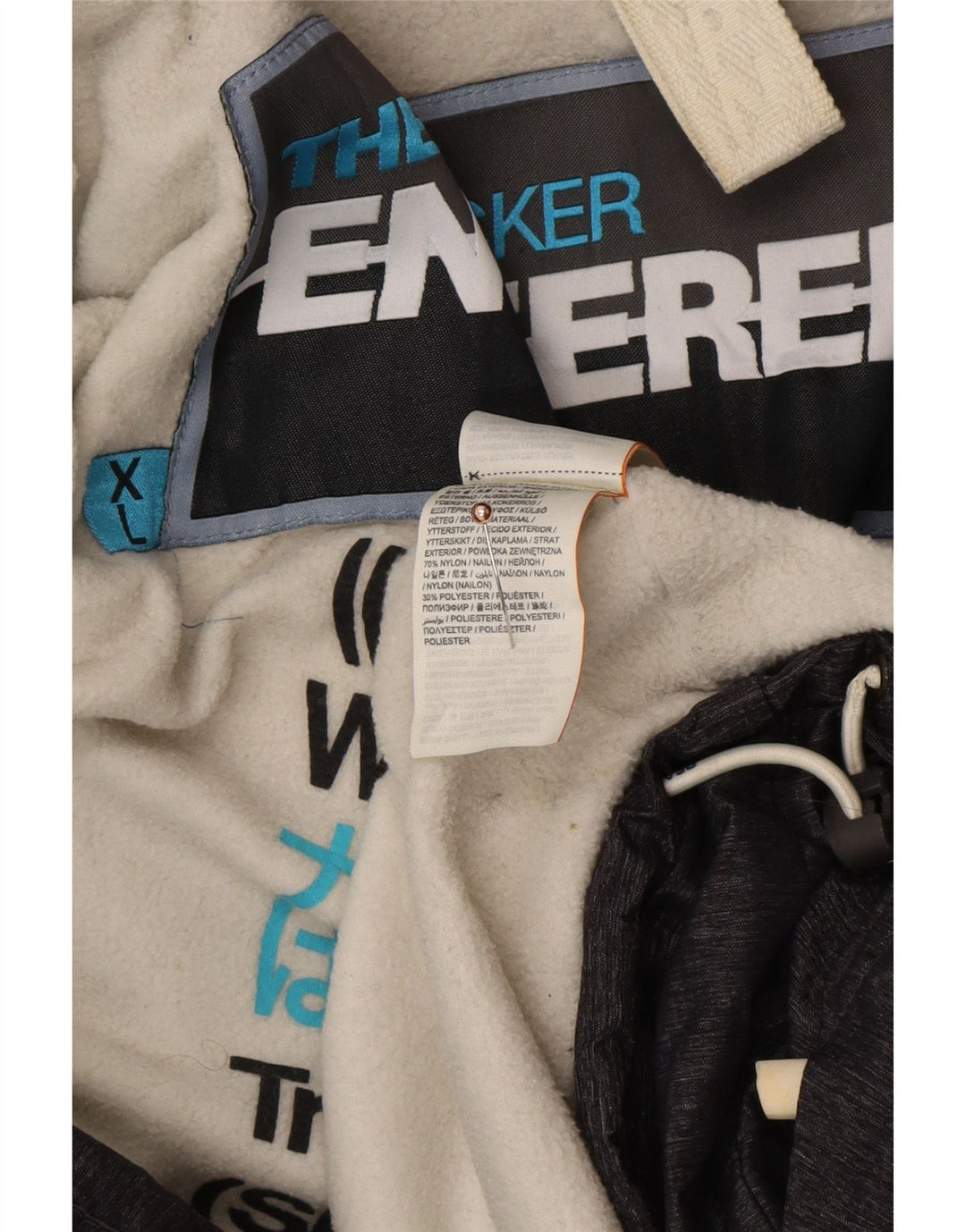 SUPERDRY Мужская ветровка с капюшоном Windhiker UK 42 XL Серый нейлон