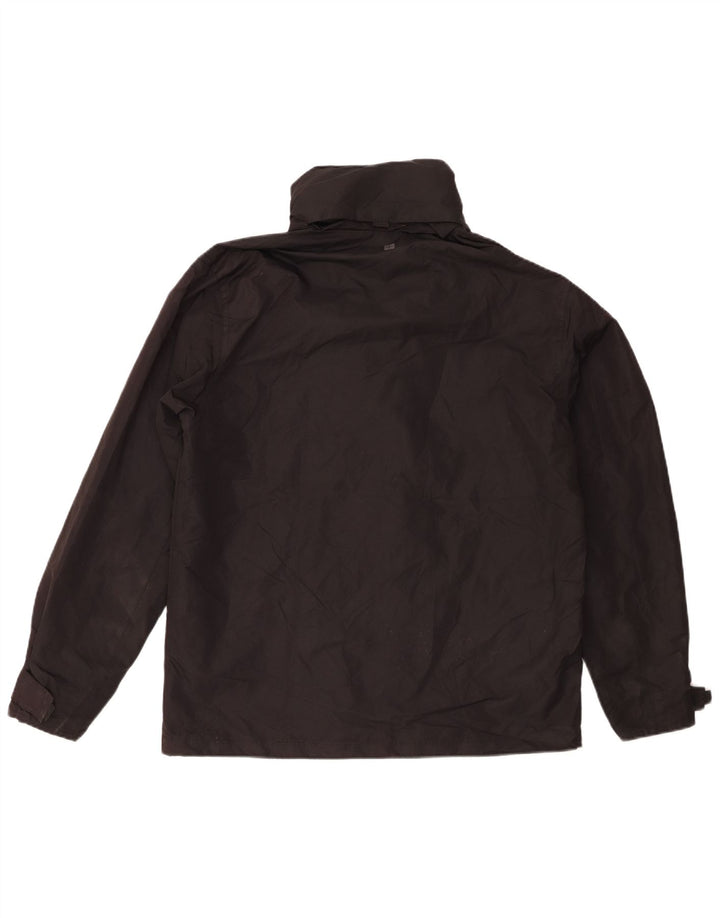 Мужская дождевик с капюшоном Mountain Warehouse UK 36, маленький черный полиэстер