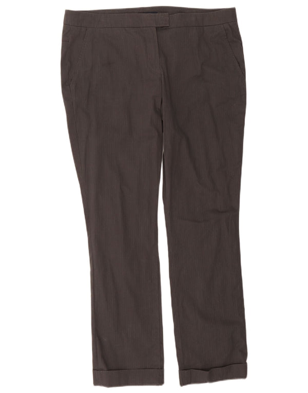 Tommy Hilfiger Женские узкие костюмные брюки США 14 XL W38 L28 Серые хлопковые