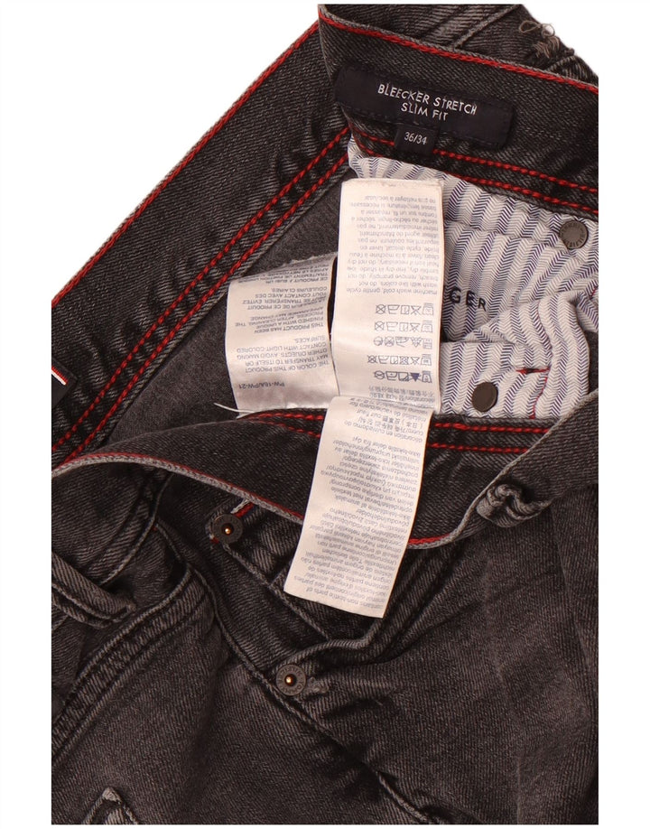 Мужские джинсы Tommy Hilfiger Bleecker Slim W36 L34, серый хлопок