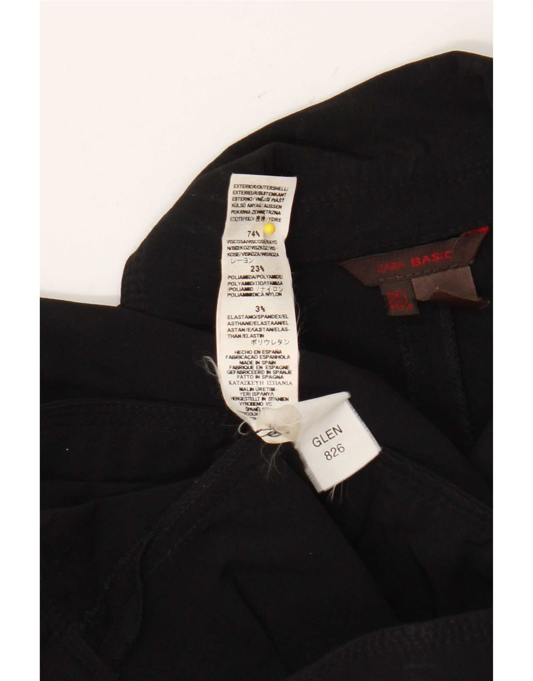 Женская куртка-бомбер Zara UK 14, большая черная вискоза
