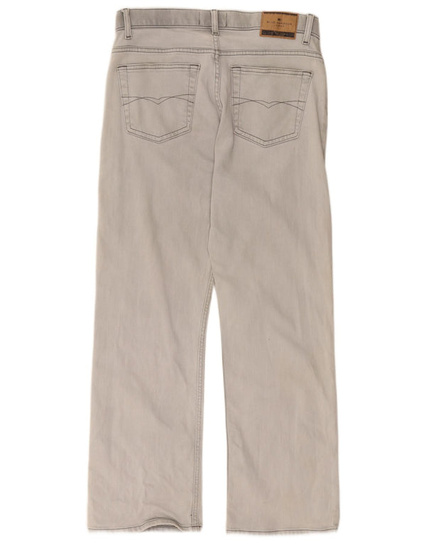 Мужские прямые джинсы Marks & Spencer Blue Harbour W34 L29, серый хлопок