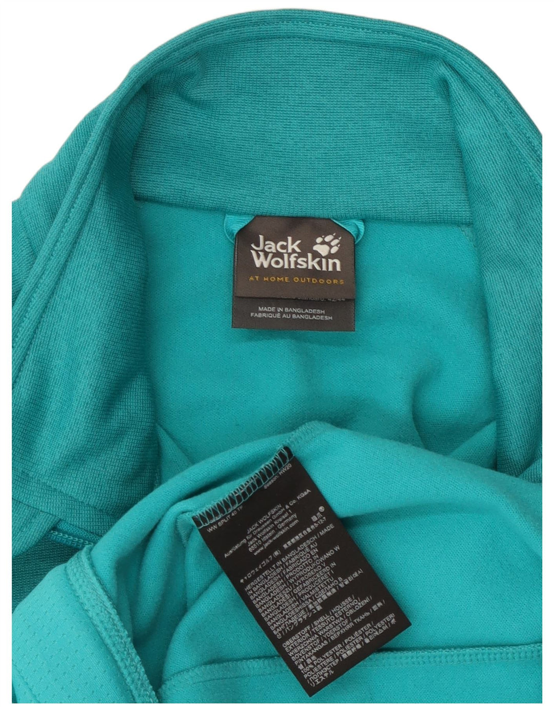 Женская спортивная куртка Jack Wolfskin UK 14/16, большая бирюзовая