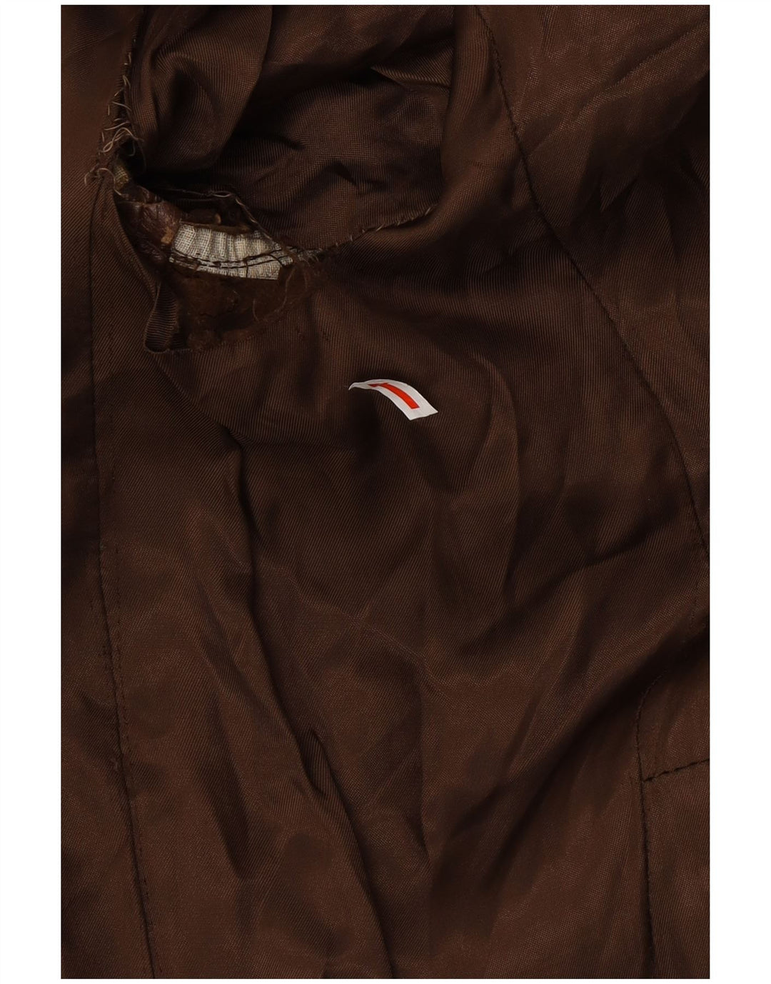 ВИНТАЖНОЕ Мужское кожаное пальто UK 38 Средне-коричневый кожаный