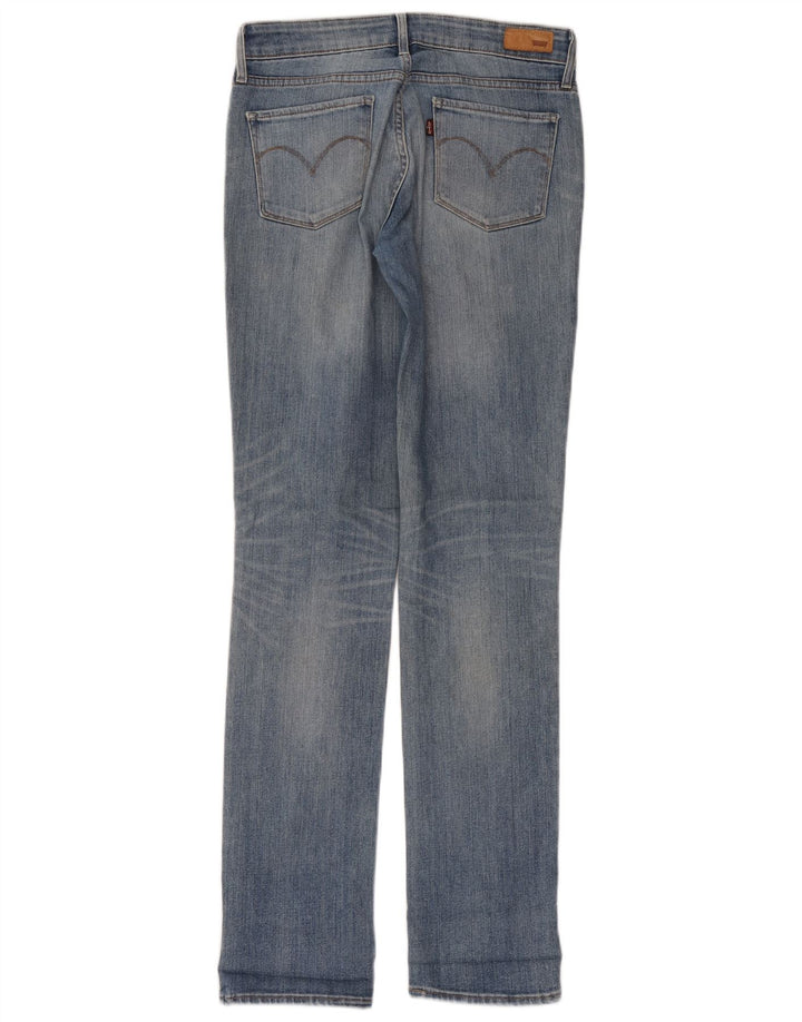 Женские прямые джинсы Levi's W28 L34 синие, хлопок