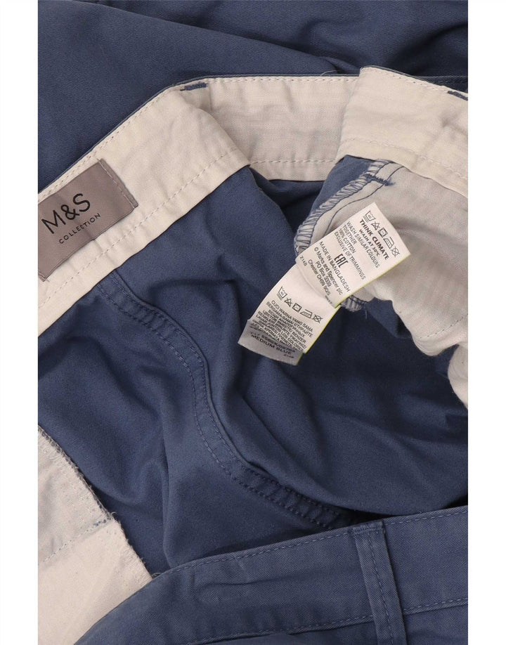 Мужские шорты чинос Marks & Spencer W48 4XL синие, хлопок