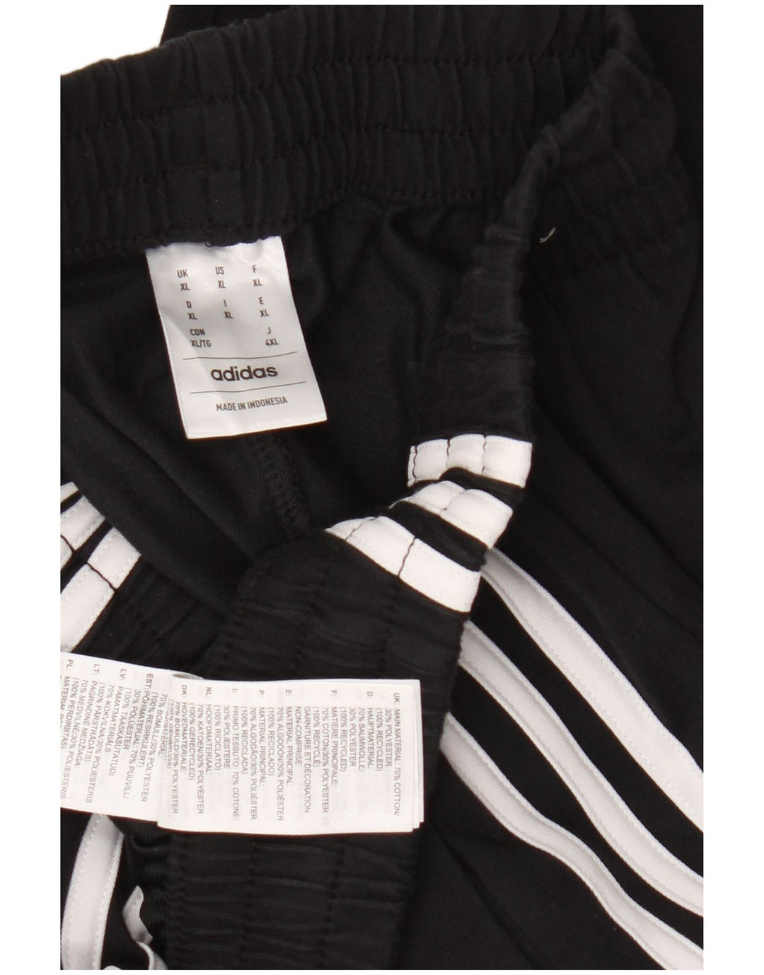 Мужские спортивные брюки Adidas XL, черный хлопок