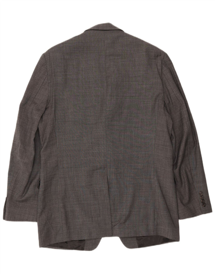 Мужской пиджак Chaps на 2 пуговицах, Великобритания, 42 XL, серая шерсть