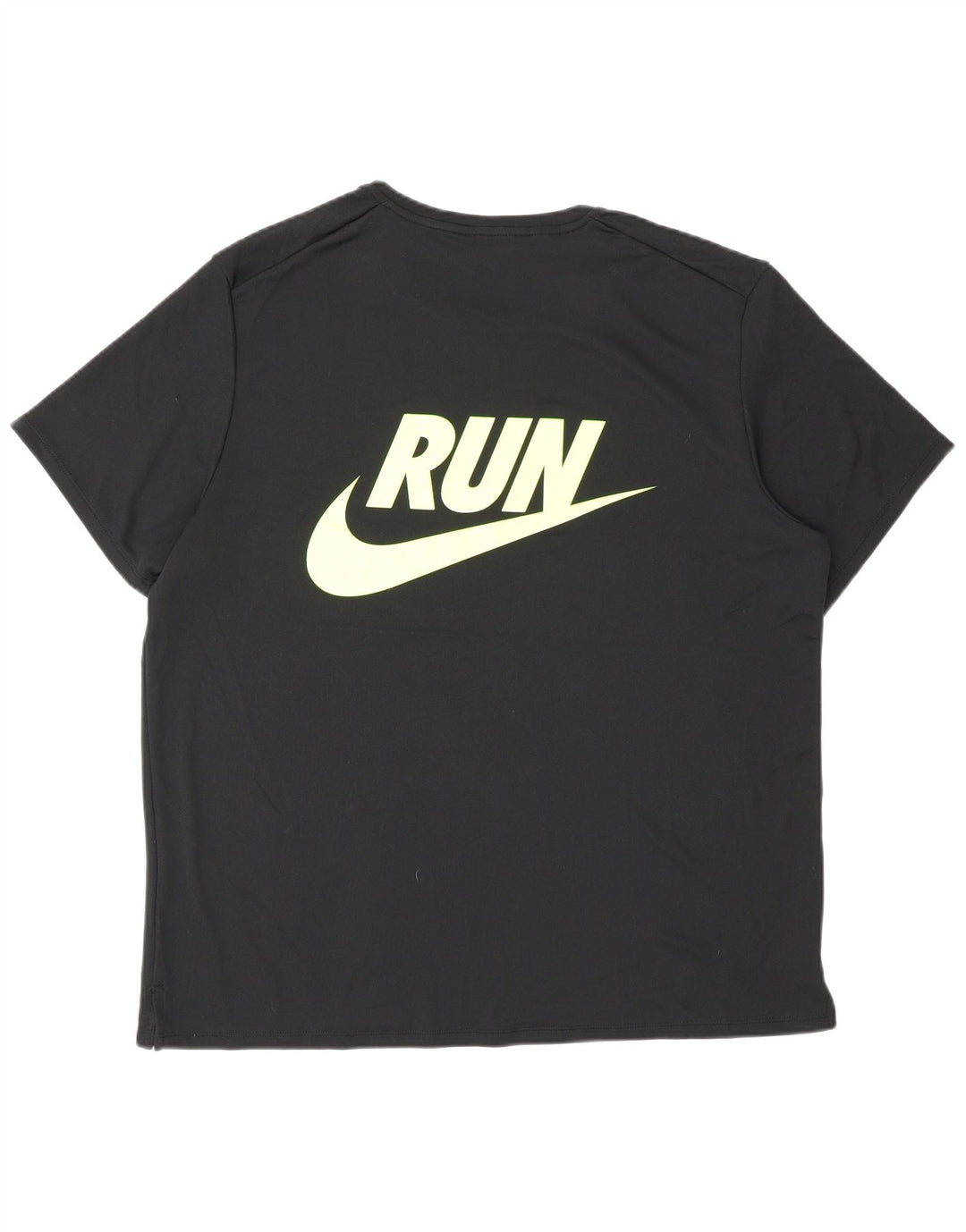Мужская футболка Nike Dri Fit с графикой, большой черный полиэстер