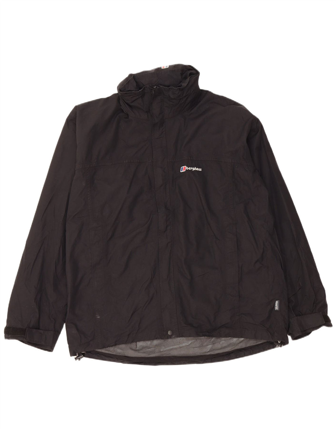 Мужская дождевик с капюшоном Berghaus UK 42 XL, черный нейлон