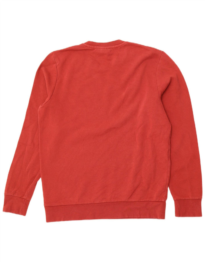 Мужской свитшот JACK & JONES, большой хлопковый бордовый джемпер