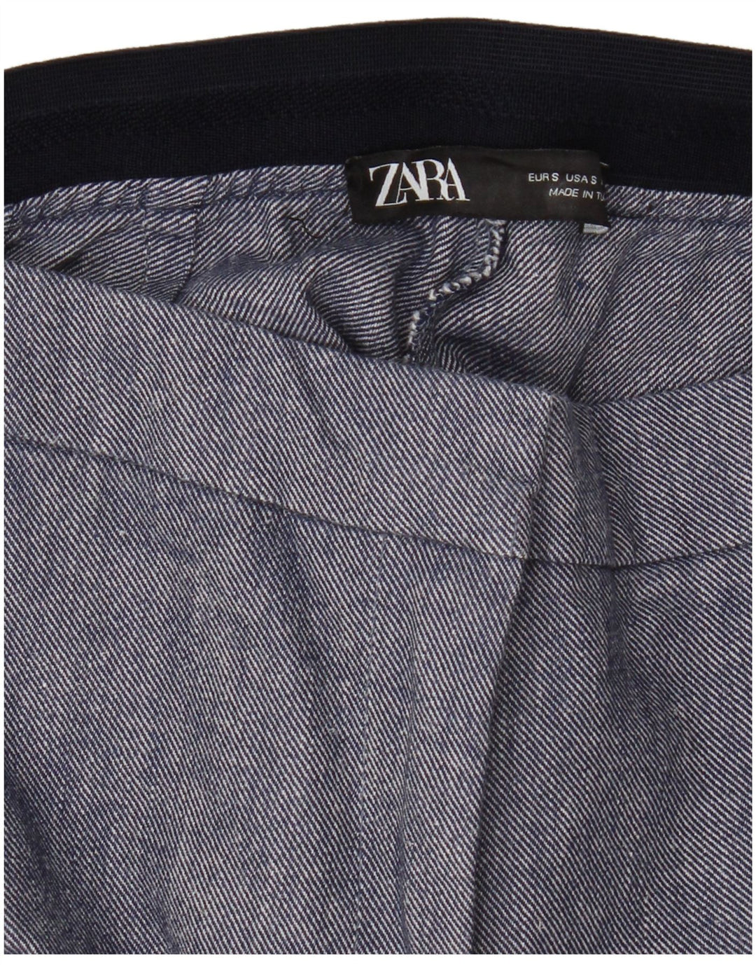 Женские узкие брюки чинос Zara, маленькие W26 L27, синие