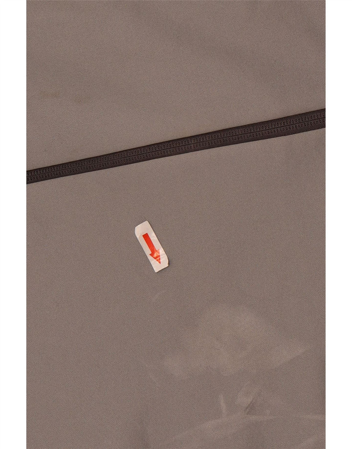 Berghaus Мужской свитер с капюшоном на молнии, средний серый, полиэстер с цветными блоками