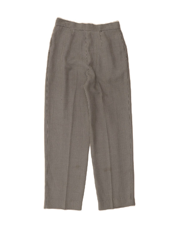 LUISA SPAGNOLI Womens High Waist Casual Trousers IT 46 Large W28 L28 Black
