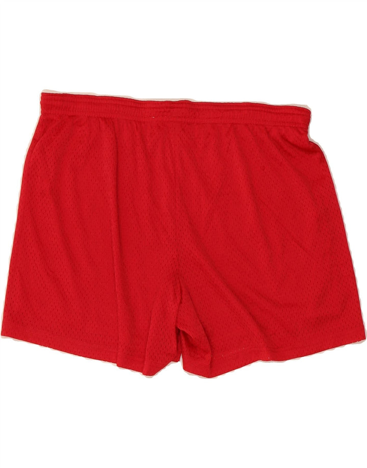 CHAMPION Mens Sport Shorts Medium Red Polyester Vintage Champion and Second-Hand Champion from Messina Hembry 