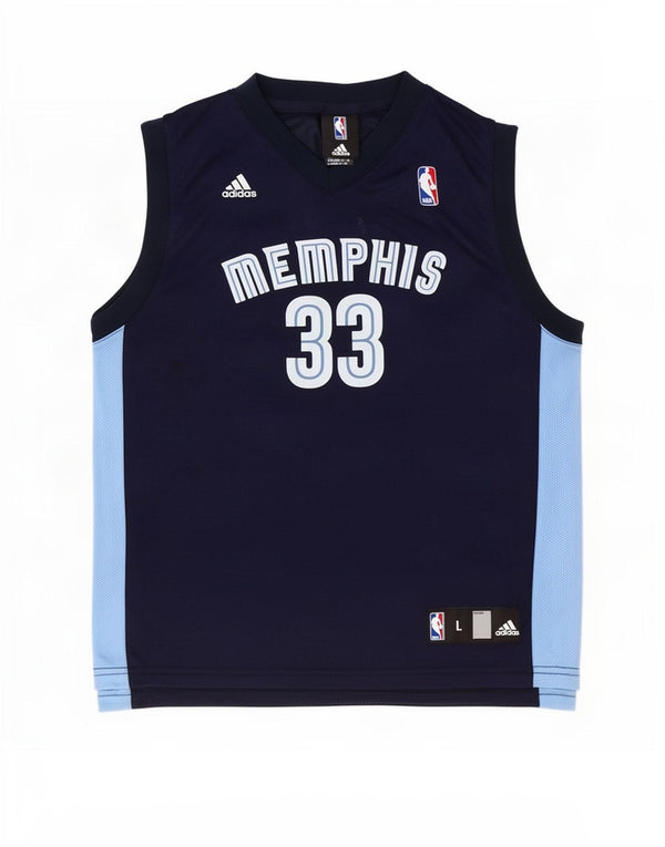 Жилет Adidas с графическим рисунком Memphis для мальчиков 14–15 лет, большой темно-синий