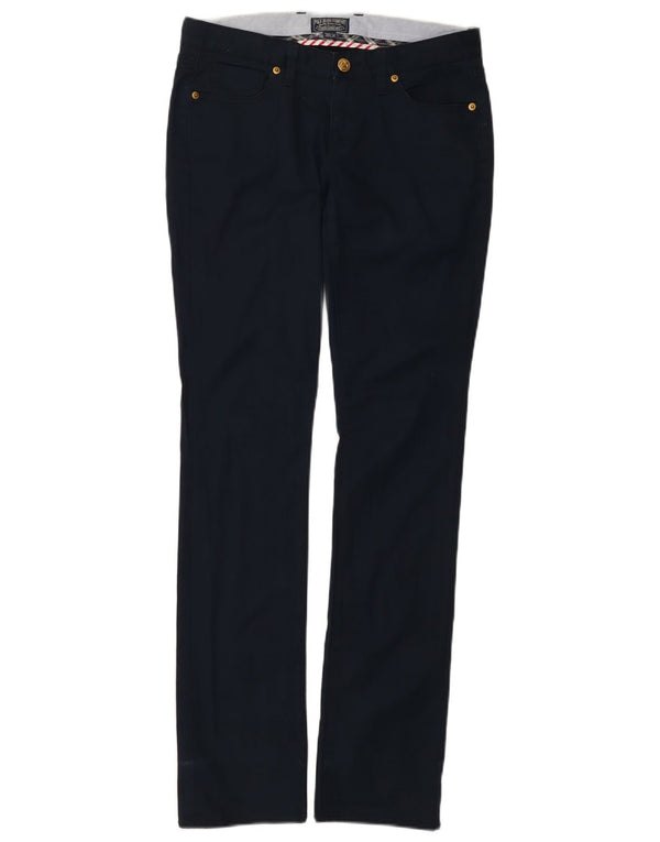 Женские узкие повседневные брюки Ralph Lauren W28 L34 Темно-синие хлопковые