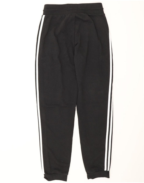 Женские спортивные брюки ADIDAS Joggers UK 10, маленькие черные хлопковые брюки