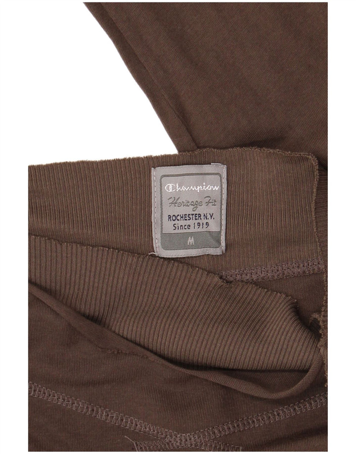 Женский топ CHAMPION Heritage Fit с длинным рукавом UK 12, средний коричневый цвет