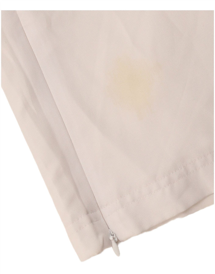 FILA Женские прямые брюки чинос IT 44 Medium W30 L31 Белый полиэстер