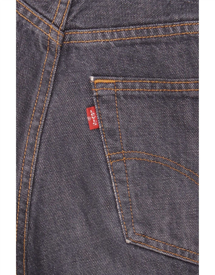 Мужские укороченные прямые джинсы Levi's W31 L25 темно-синие, хлопок