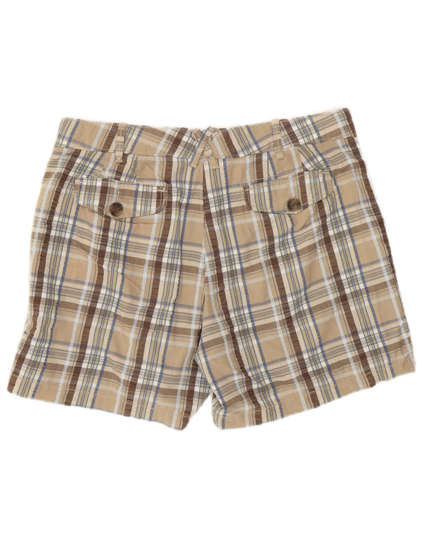 Женские шорты чинос Lee US 12, большие размеры W34, хлопок в бежевую клетку