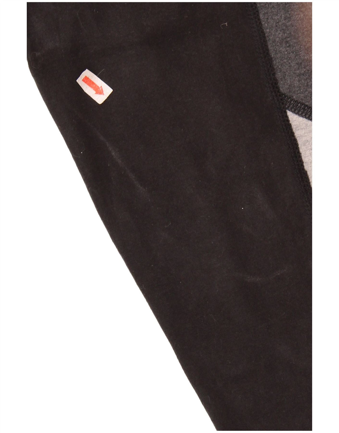 Женские леггинсы REEBOK UK 10, маленькие черные, хлопковые с цветными блоками