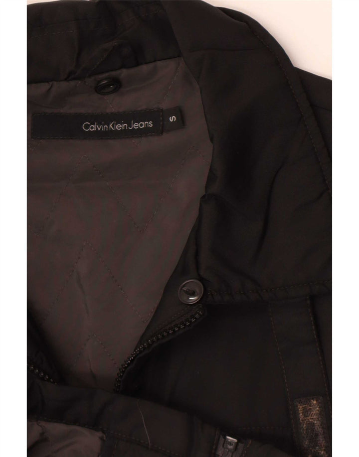 Мужская куртка-бомбер Calvin Klein Jeans UK 36, маленькая, черная