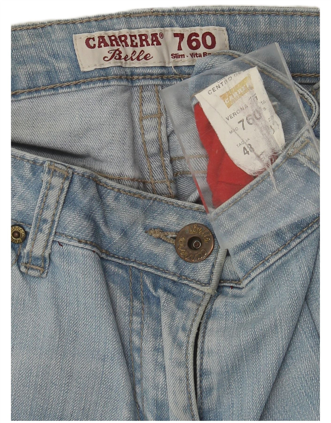 Женские узкие джинсы Carrera IT 48 XL W32 L29 синие