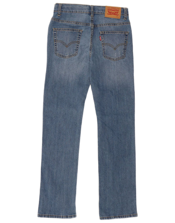 Levi's Girls 511 Потертые узкие джинсы 13-14 лет W26 L29 Синий хлопок