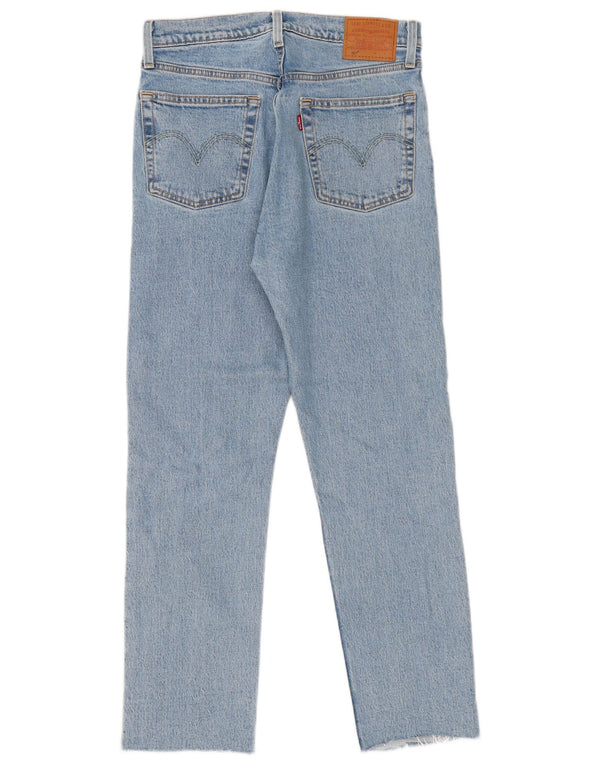 Женские прямые джинсы Levi's 501 W27 L28 синие, хлопок