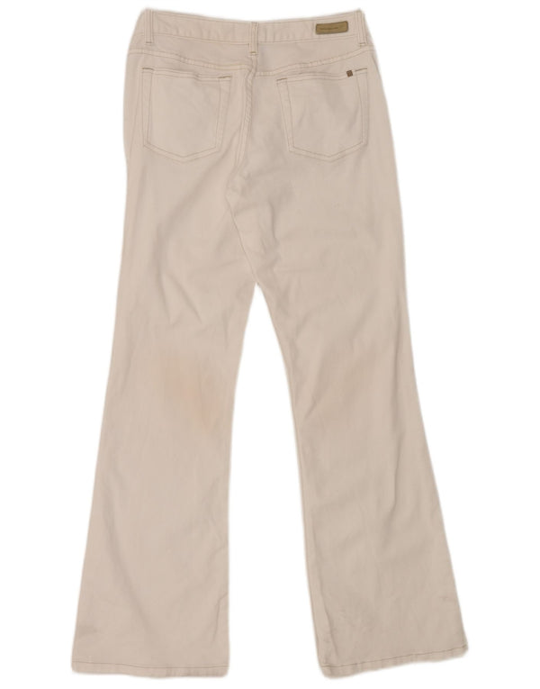 Женские джинсы Bootcut с низкой талией Calvin Klein, размер США 4, маленький размер W32 L31, белый хлопок